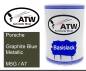 Preview: Porsche, Graphite Blue Metallic, M5G / A7: 500ml Lackdose, von ATW Autoteile West.